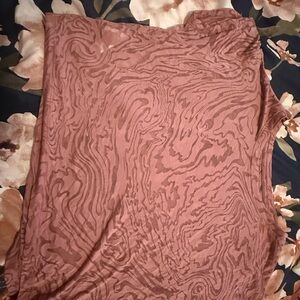 Lulu Lemon Textured Pink Top